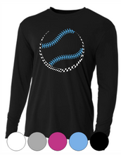 Load image into Gallery viewer, Adult &amp; Youth-Baseball Checkered -Long Sleeve TEE
