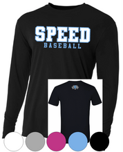 Load image into Gallery viewer, Adult &amp; Youth- Speed Baseball -Long Sleeve TEE
