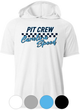 Load image into Gallery viewer, Adult &amp; Youth- Pit Crew Carolina Speed-Drifit Hooded TEE Short/Long Sleeves
