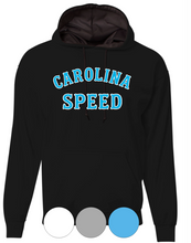 Load image into Gallery viewer, Adult &amp; Youth- Carolina Speed Arch- Cotton or Drifit Hooded Sweatshirt
