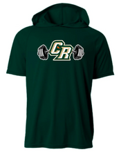 Load image into Gallery viewer, ADULT- A4 Drifit Cooling Performance SHORT or LONG Sleeve Hooded TEE- COPPERHEAD CLUB
