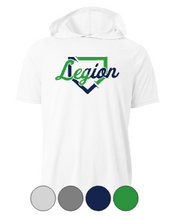 Load image into Gallery viewer, Adult &amp; Youth- Legion Plate -Drifit Hooded TEE **Short OR Long Sleeves**
