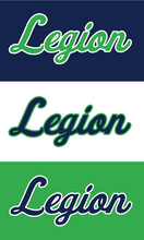 Load image into Gallery viewer, Adult &amp; Youth- Legion Script, CUSTOM # - Cotton or Drifit Crewneck Sweatshirt
