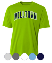 Load image into Gallery viewer, YOUTH- Mill Town Arched Block- Short Sleeve Tee
