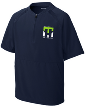 Load image into Gallery viewer, YOUTH JST489 Sport-Tek® Repeat 1/2-Zip Short Sleeve Cage Jacket -Mill Town Baseball Printed (Copy)
