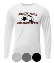 Load image into Gallery viewer, Adult &amp; Youth- Rock Hill SOCCER Bearcats -Drifit OR Cotton Long Sleeve
