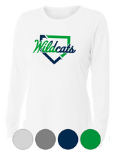 Load image into Gallery viewer, WOMENS FIT- Wildcatw Plate - Drifit Long Sleeves
