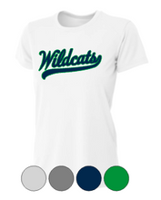 Load image into Gallery viewer, WOMENS FIT- Wildcats Script -Drifit OR Cotton Short Sleeve
