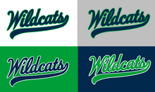 Load image into Gallery viewer, Adult OR Youth- Wildcats Script -Drifit OR Cotton Short Sleeve
