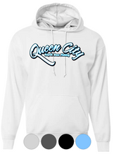 Load image into Gallery viewer, Adult &amp; Youth- Drifit- Queen City Kayak Bass Fishing (front design only)  **Hooded or Crewneck Sweatshirts**
