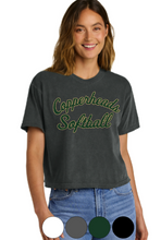 Load image into Gallery viewer, Copperheads Softball Script Arch Tee **on optional brands**

