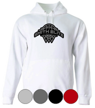 Load image into Gallery viewer, Adult OR Youth- Smith Elite Basketball- Cotton or Drifit Hooded Sweatshirt- Grey/Black Logo
