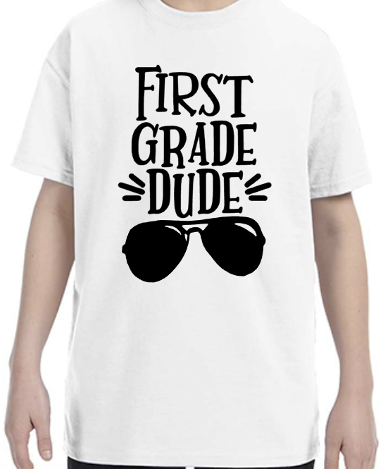 First Grade Dude with Sunglasses