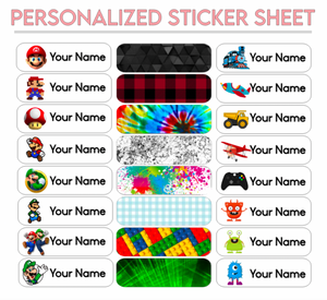 Personalized Sticker Sheets!