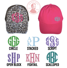 Load image into Gallery viewer, &quot;Light Pink&quot;-  Monogramed Hat
