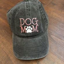 Load image into Gallery viewer, Dog Mom embroidered hat!
